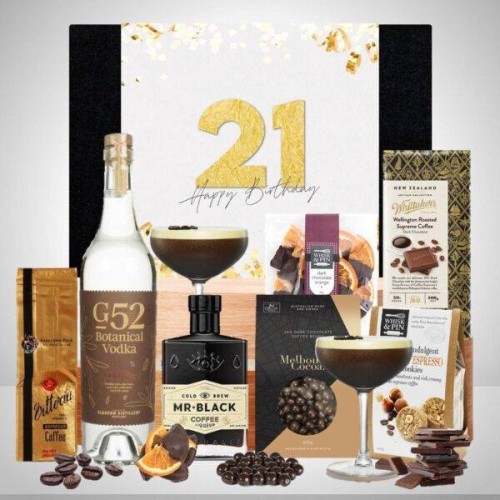 Happy 21st Deluxe Espresso Martini Birthday